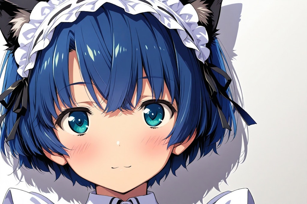 猫耳メイド柑菜さんのアップ(*´ω｀*)