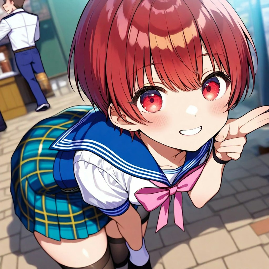 心霊写真になっちゃった。