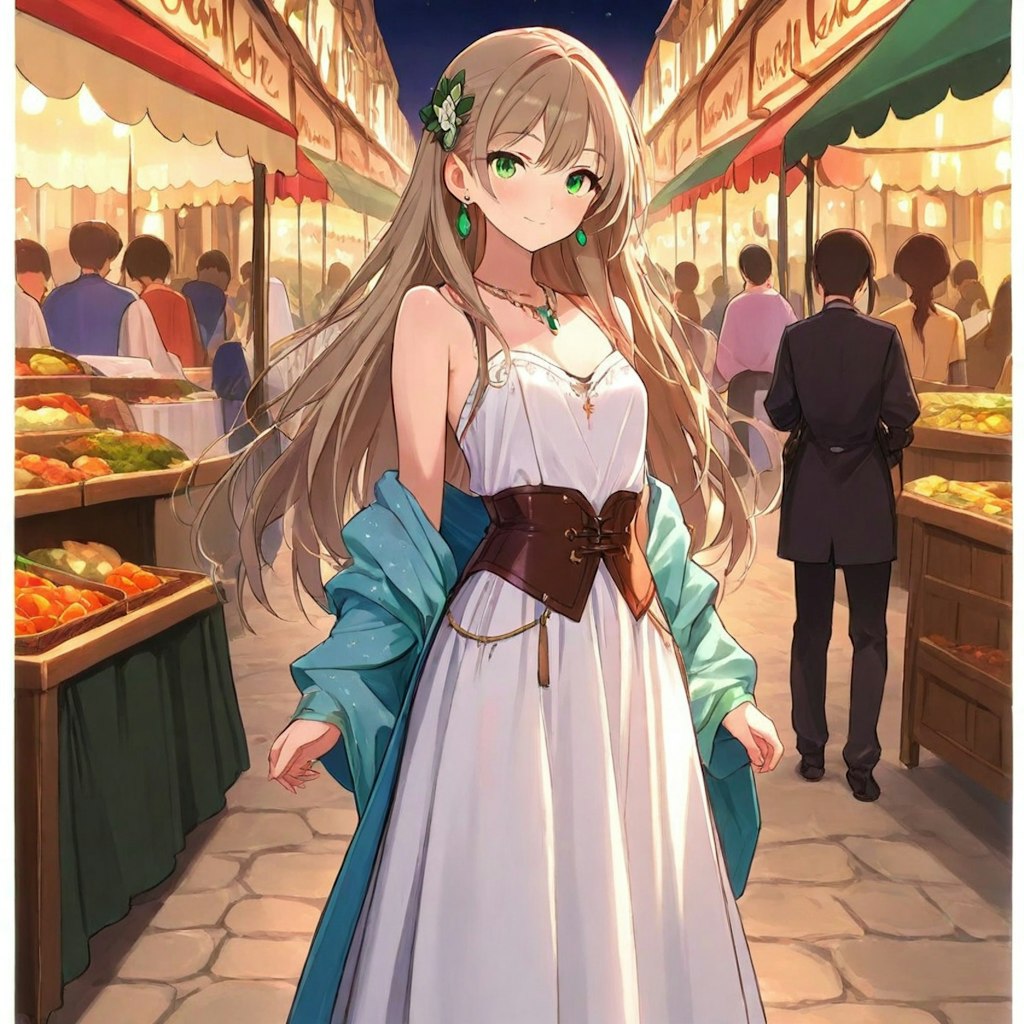 Girl in tne market