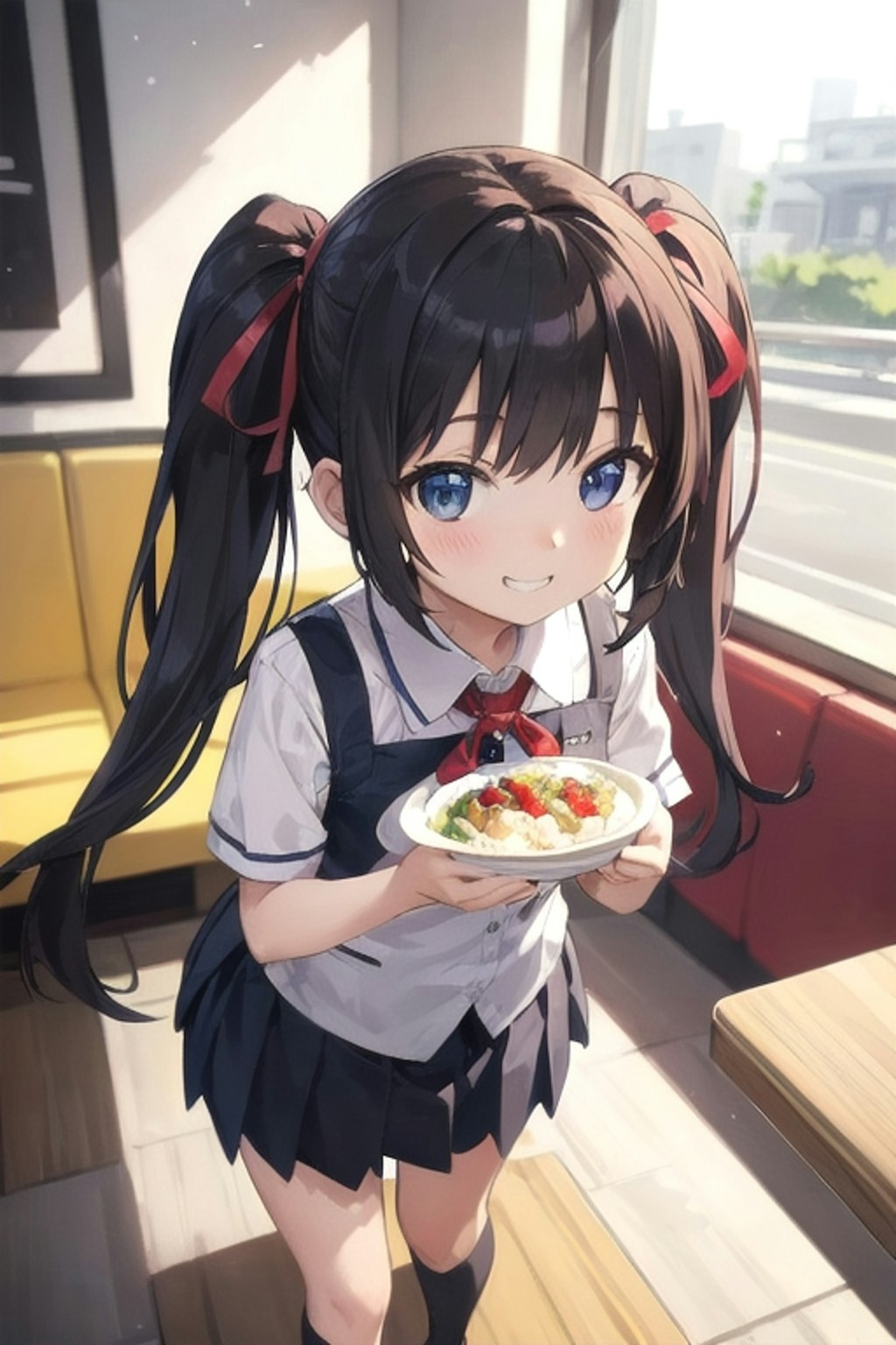 waitress_女の子。