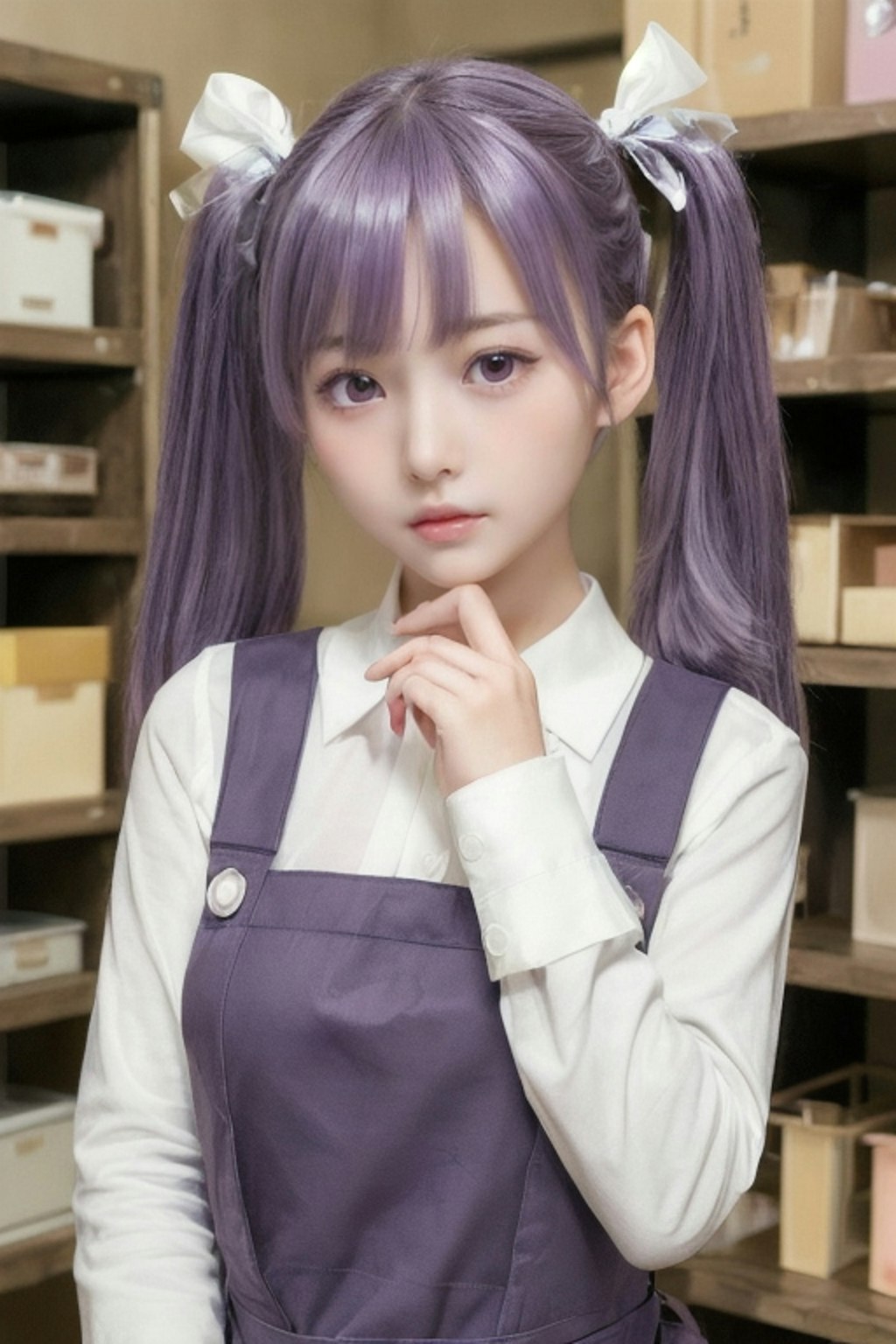 文房具屋の看板娘