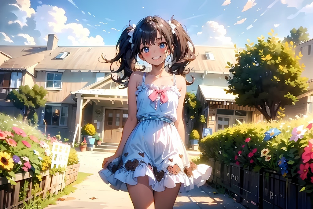 The Girl with the Twintails of Summer