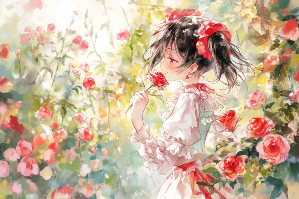 薔薇とにこちゃん１