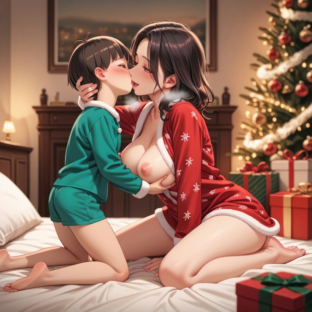 クリスマスプレゼントに、おっぱい触らせてあげる♪