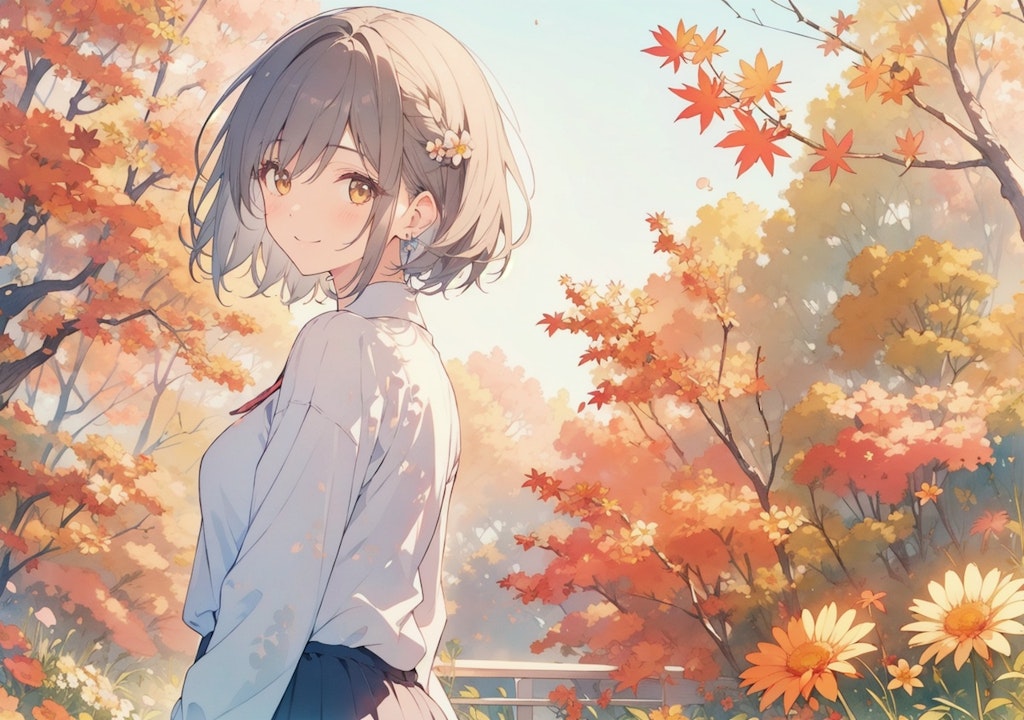 看板娘　autumn