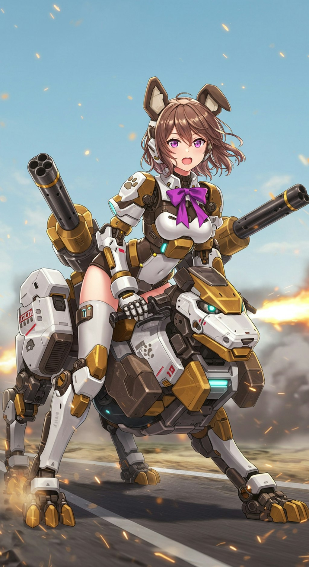 犬型メカ娘　オプション装備