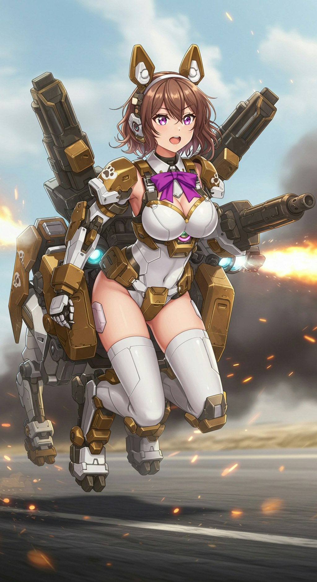 犬型メカ娘　オプション装備