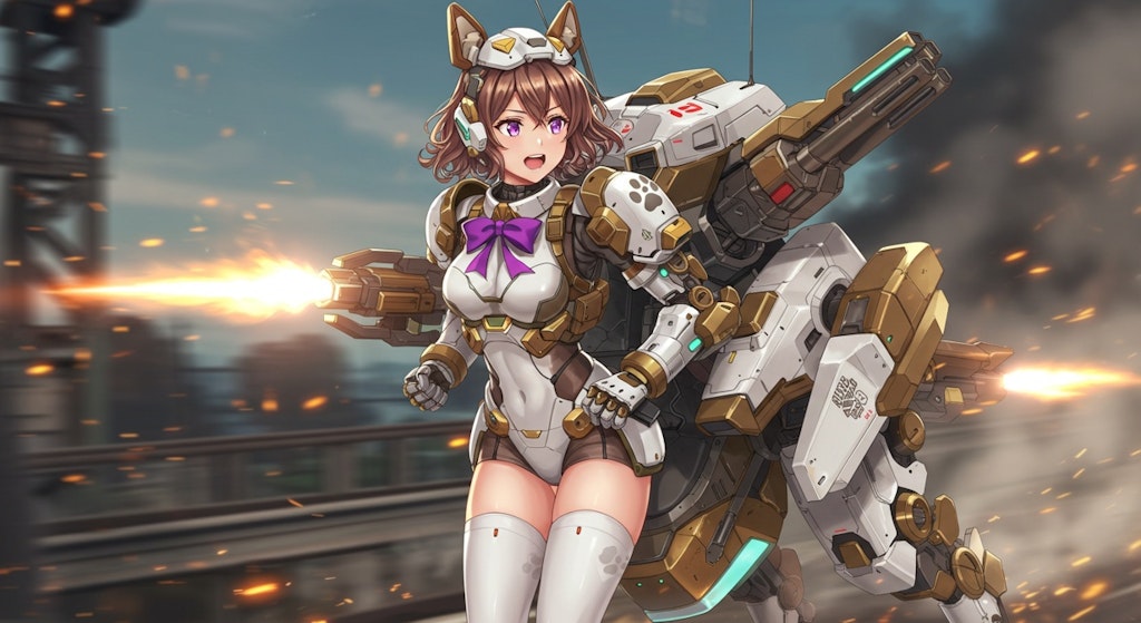 犬型メカ娘　オプション装備