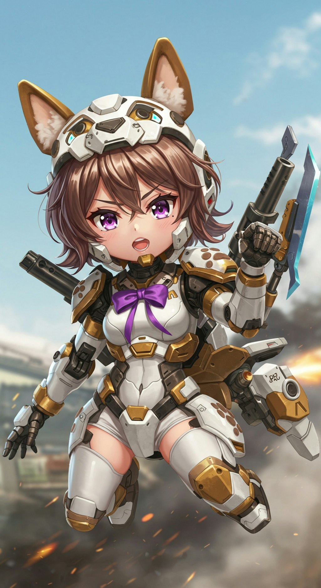犬型メカ娘　オプション装備
