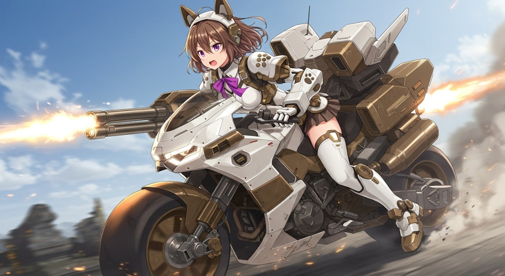 犬型メカ娘　オプション装備