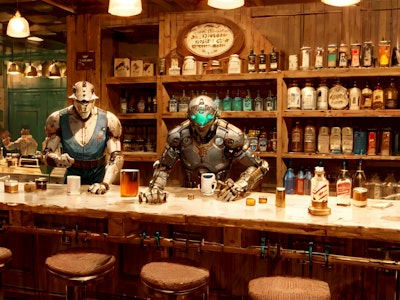 ロボットが経営する居酒屋『OiL』