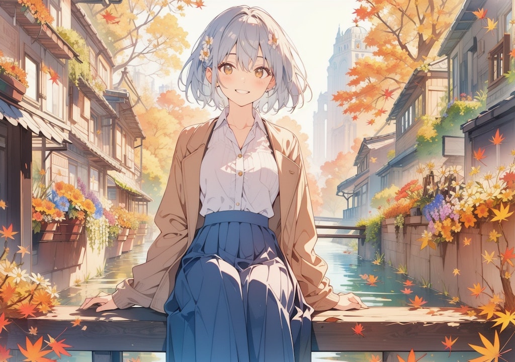 看板娘　autumn