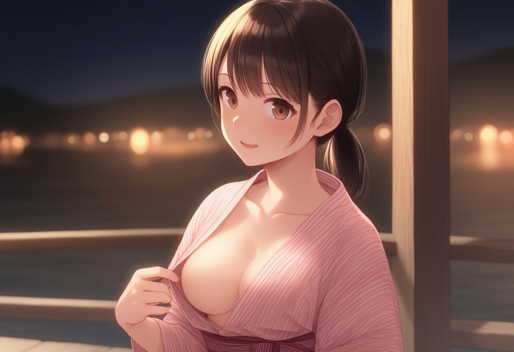 ちらっ❤