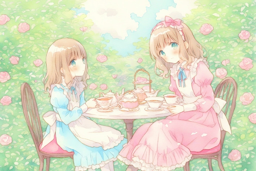 🌹バラの庭とふしぎなティーパーティ🌹