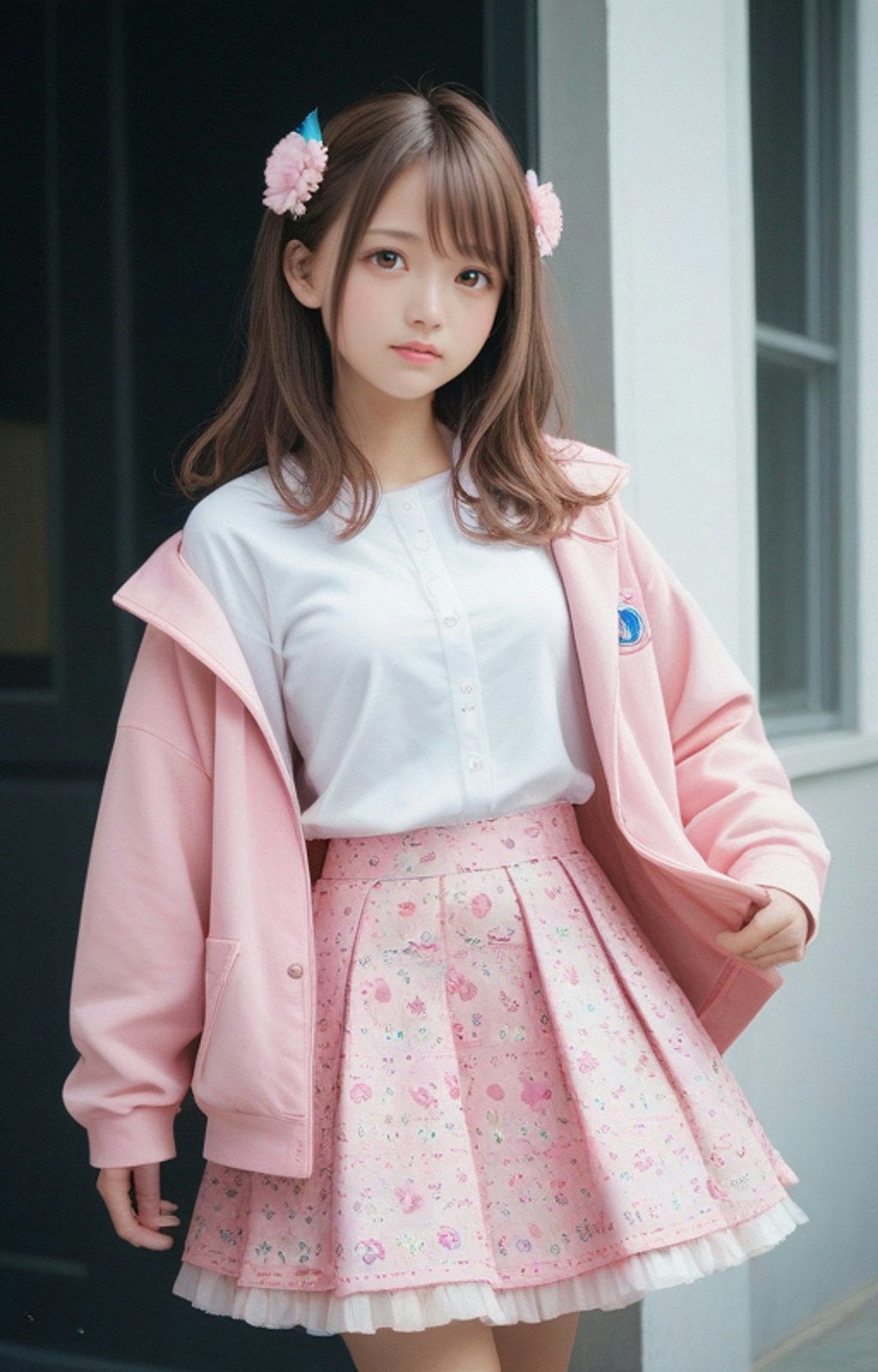 ピンクピンクの女子　2