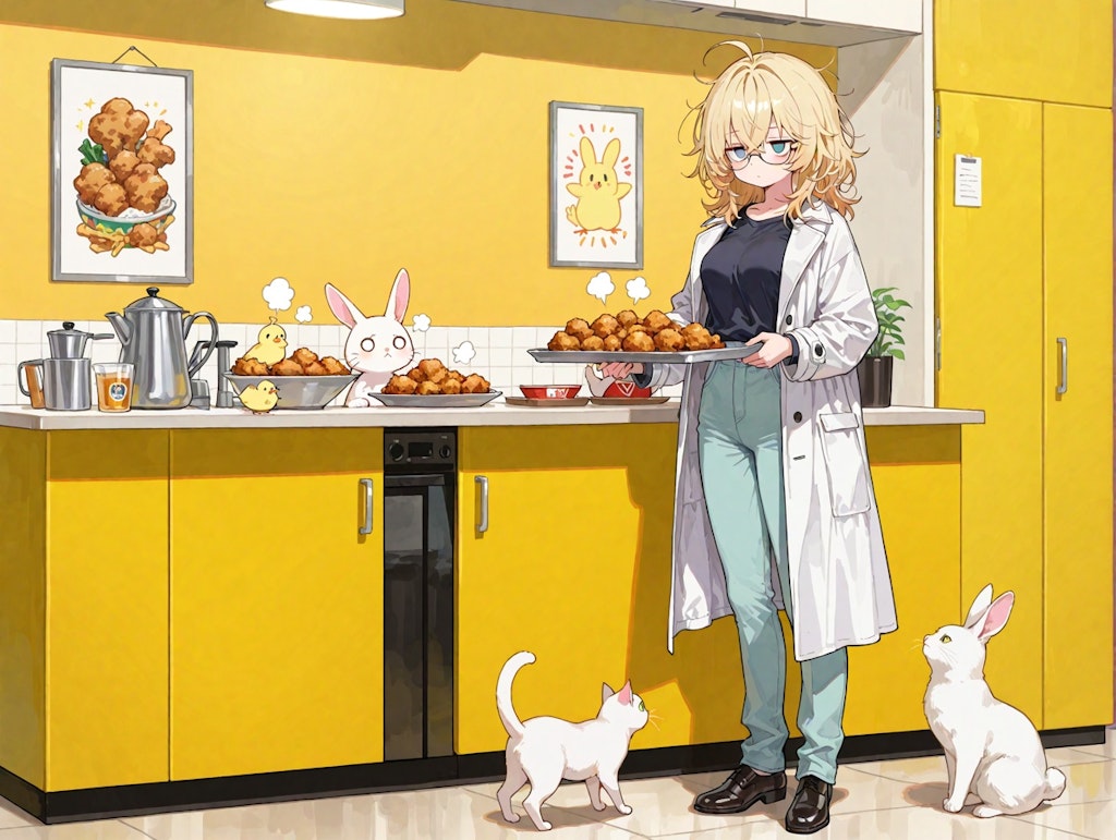 妹の仕事を手伝うお姉ちゃん