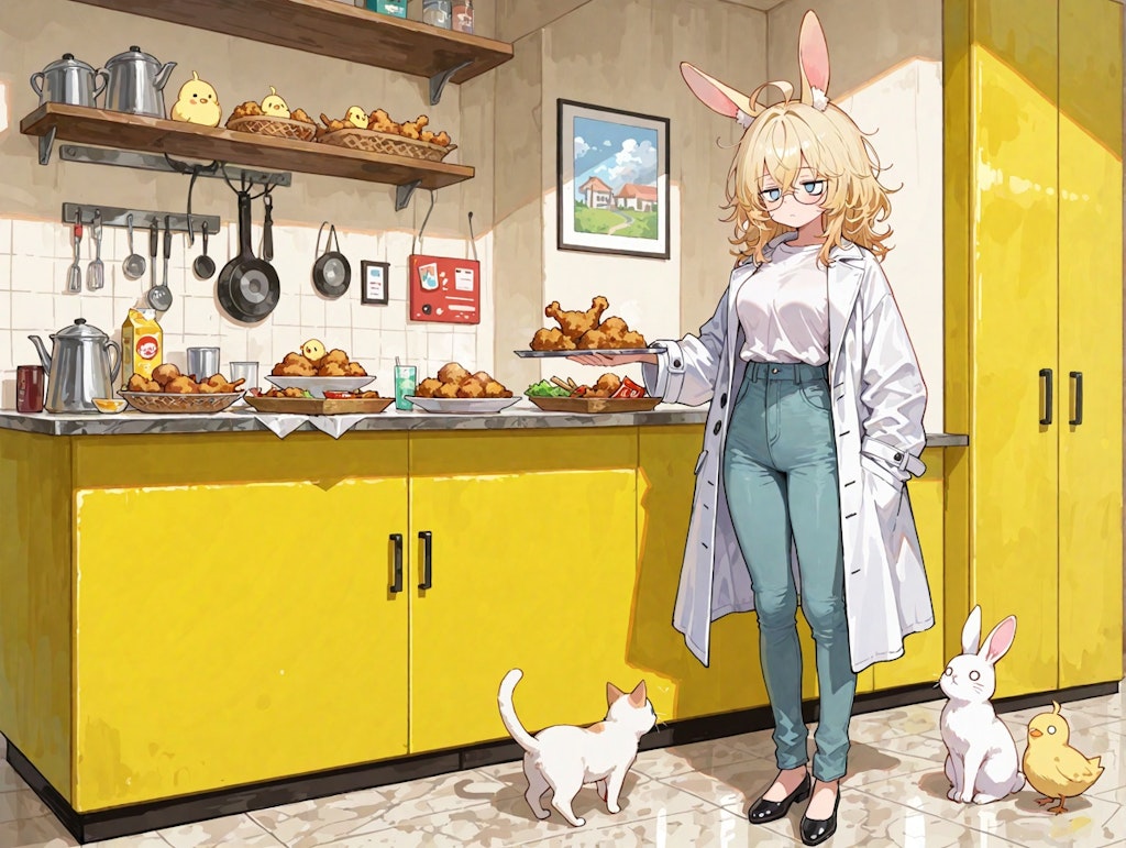 妹の仕事を手伝うお姉ちゃん