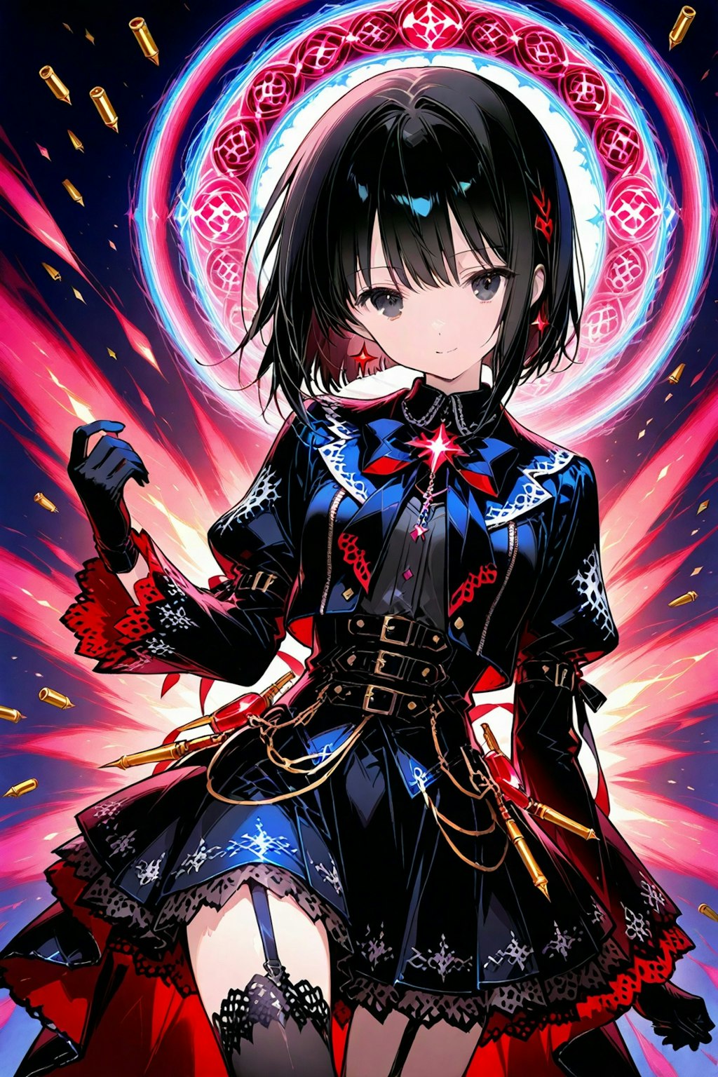 ゴシック衣装の魔法少女