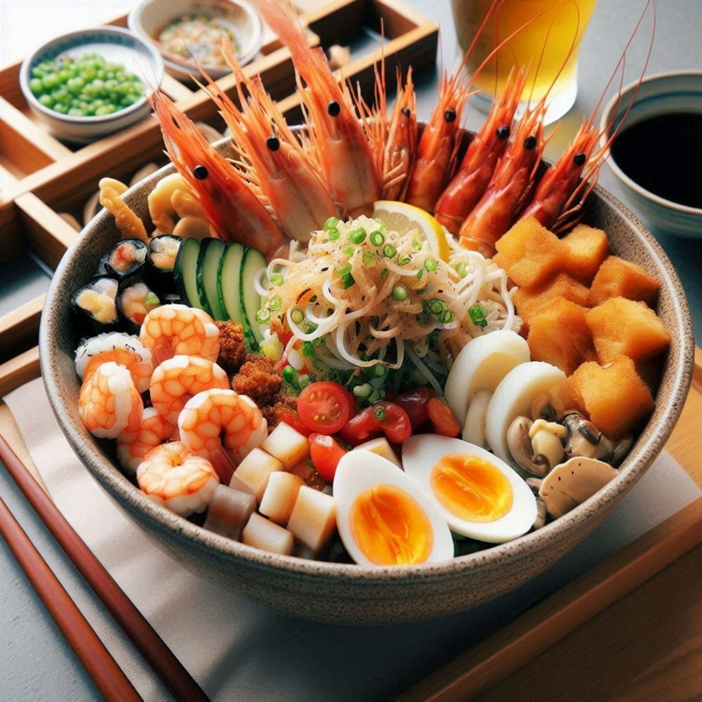市場食堂の海鮮丼