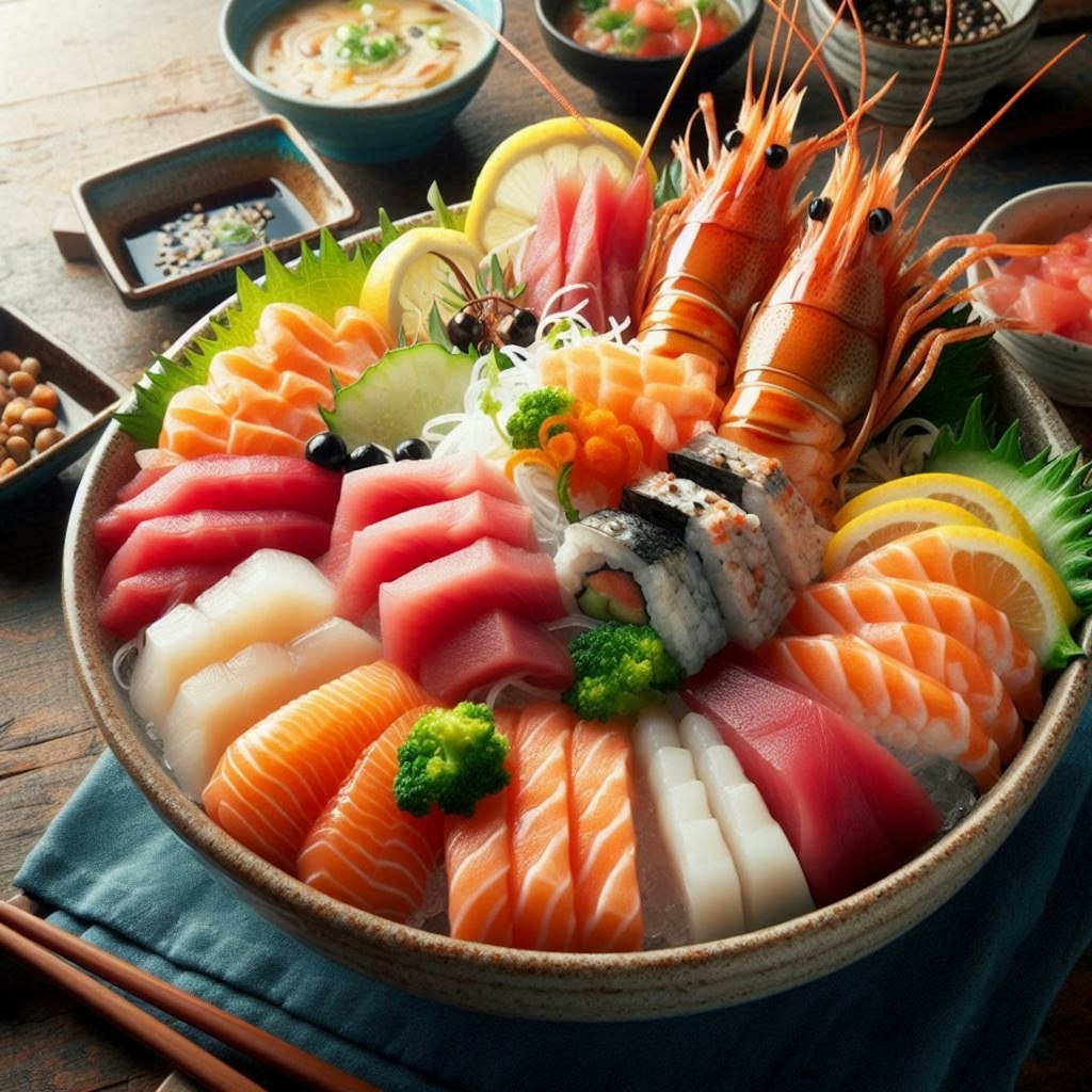 市場食堂の海鮮丼