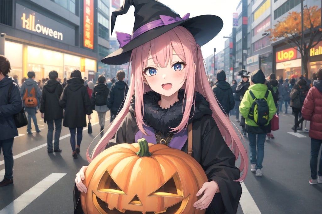 渋谷センター街のハロウィン(今年もコスプレ禁止です)