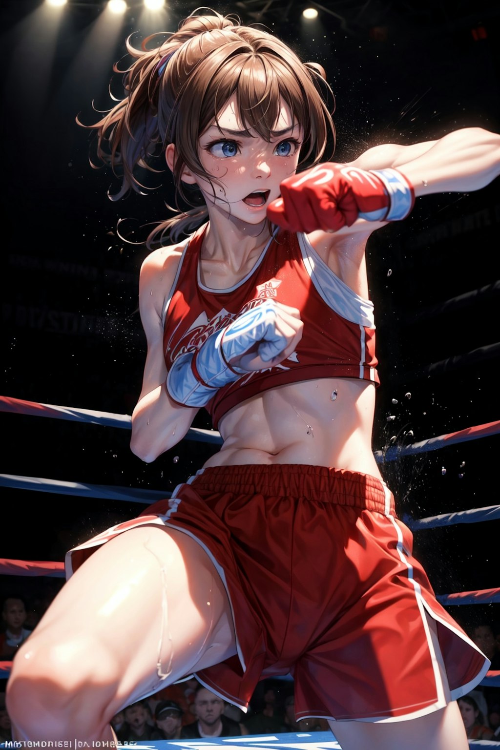 ボクシングマッチの女の子②