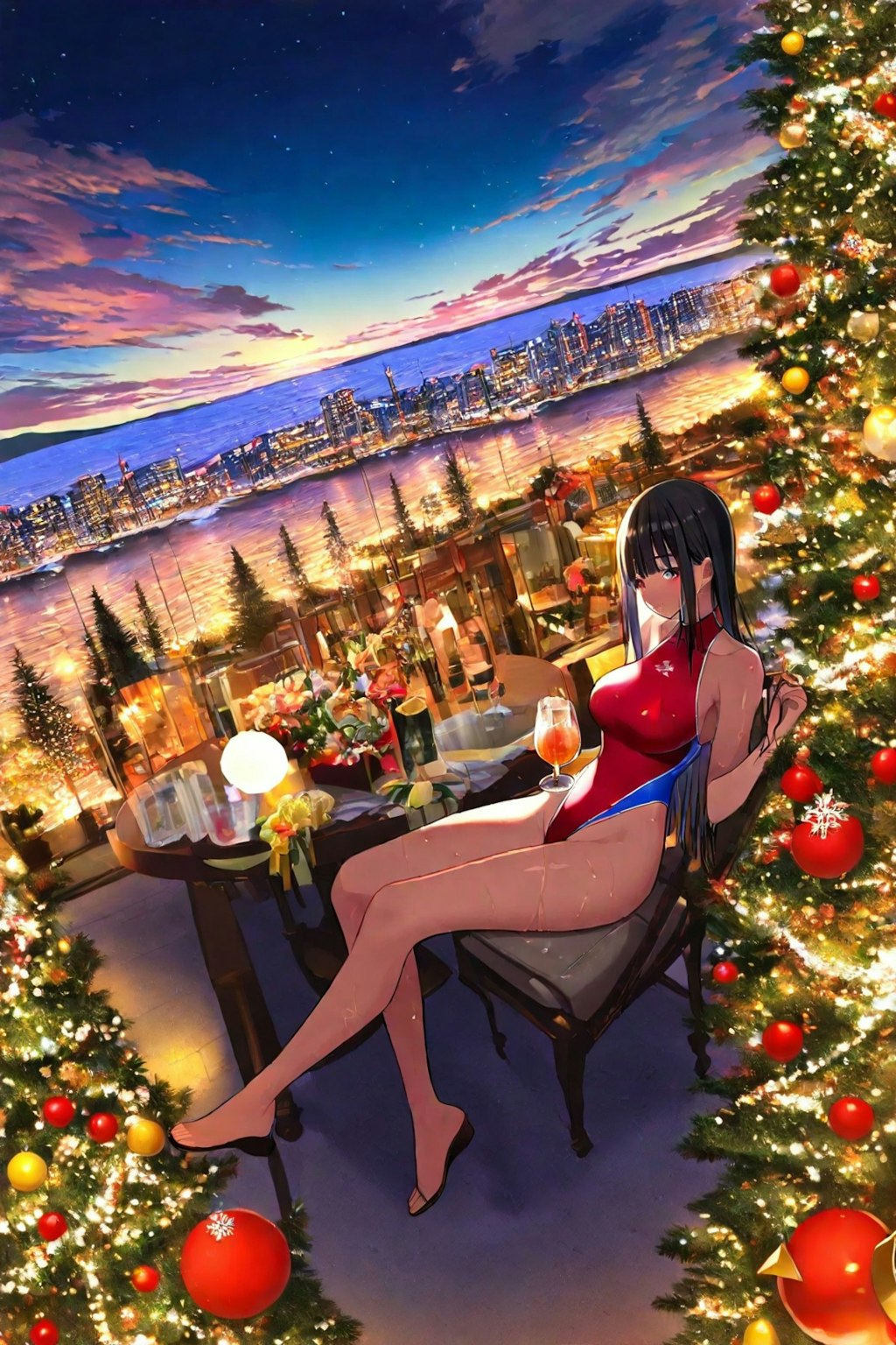 競泳クリスマス