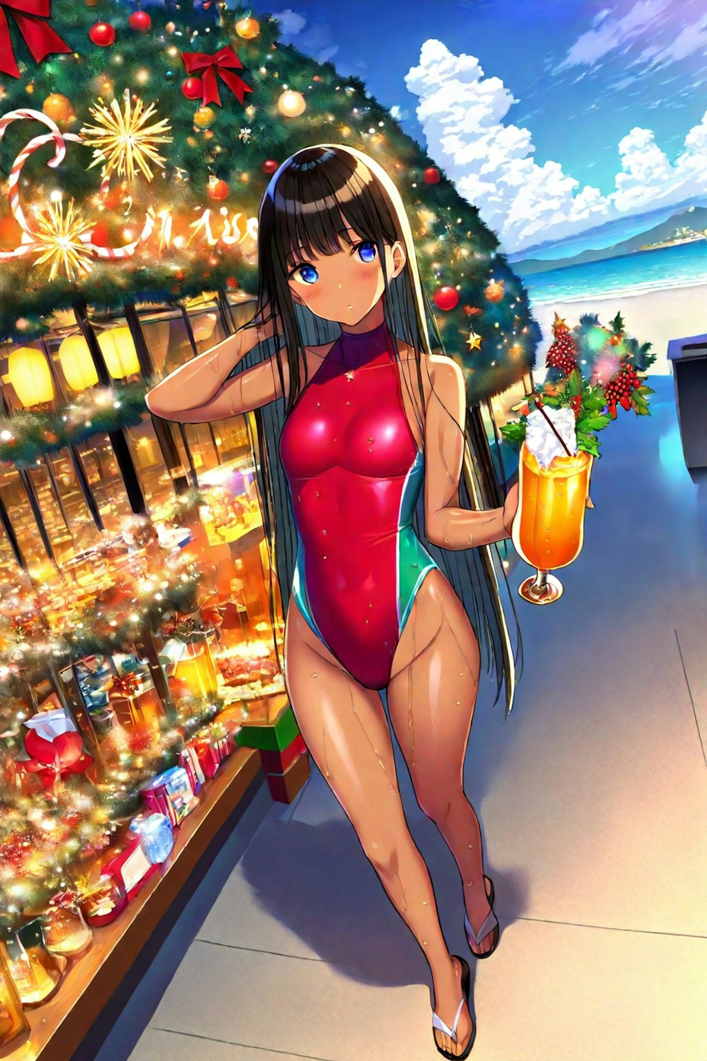 競泳クリスマス