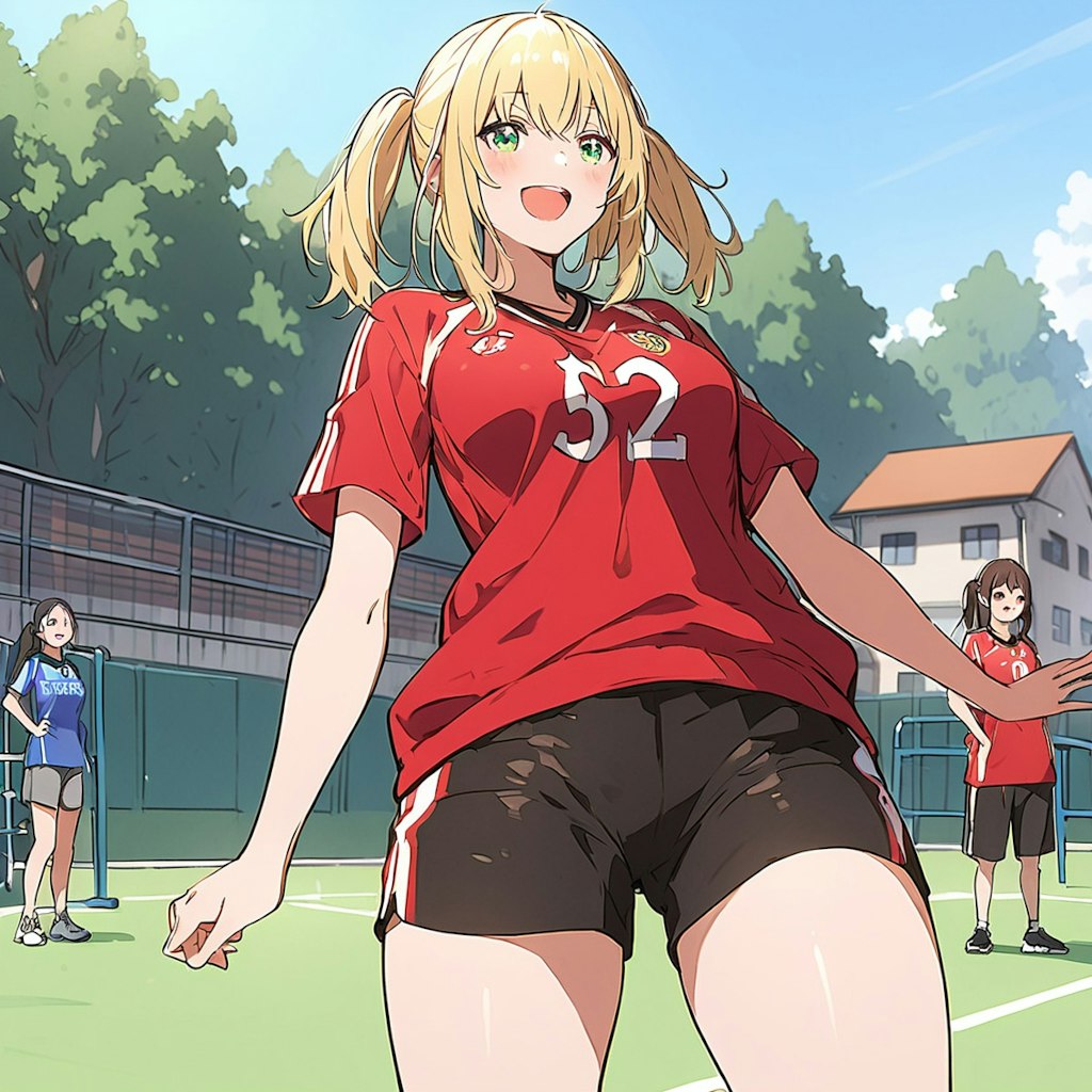 サッカー少女