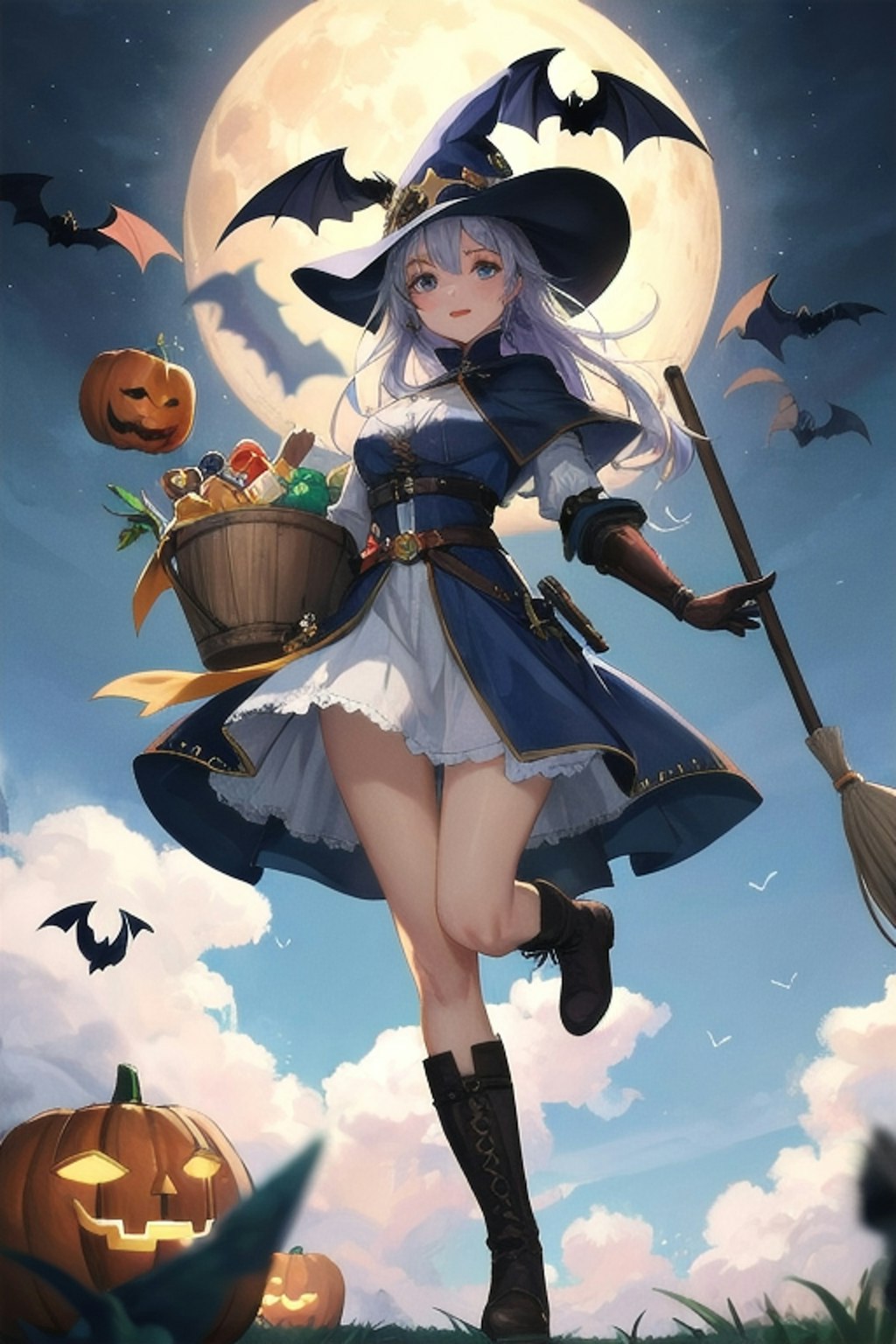 ハロウィンの魔女