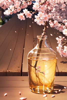 桜 in bottles