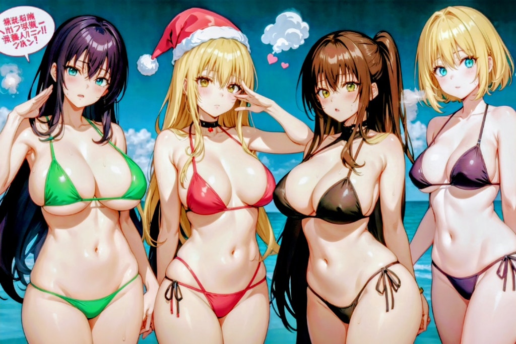 V4Bさんでクリスマス水着