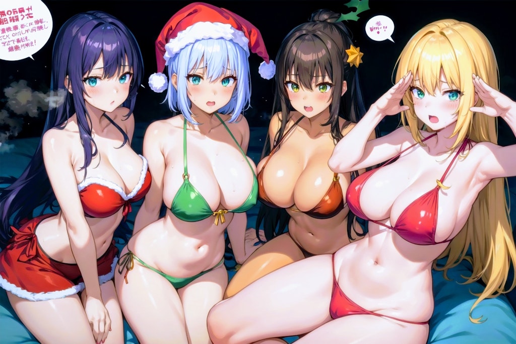 V4Bさんでクリスマス水着