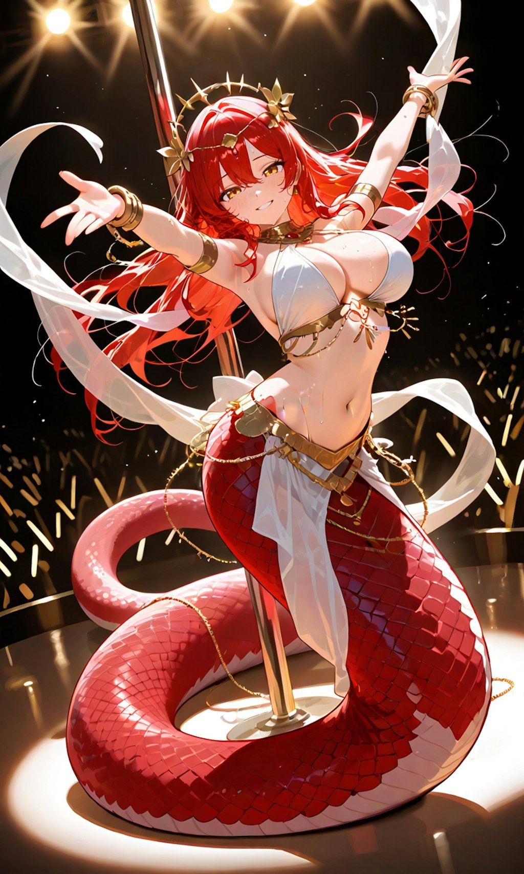 ラミアのポールダンス