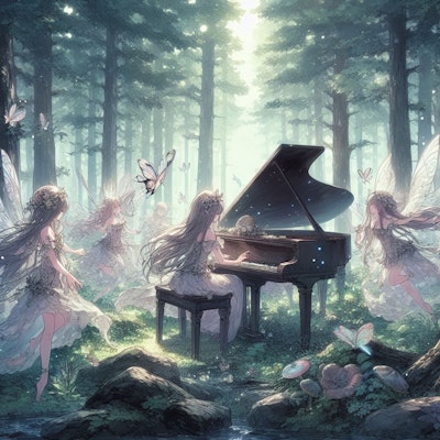 森のピアノ演奏会