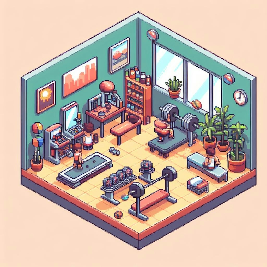 ゲームっぽいGymの風景