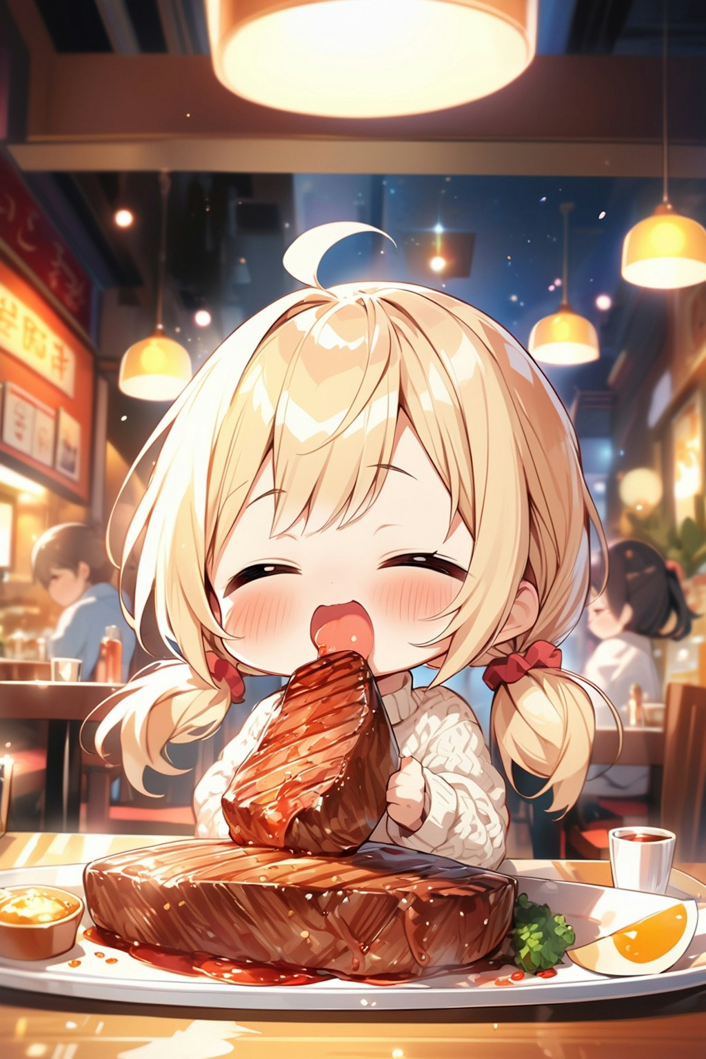 でっかいお肉～♪