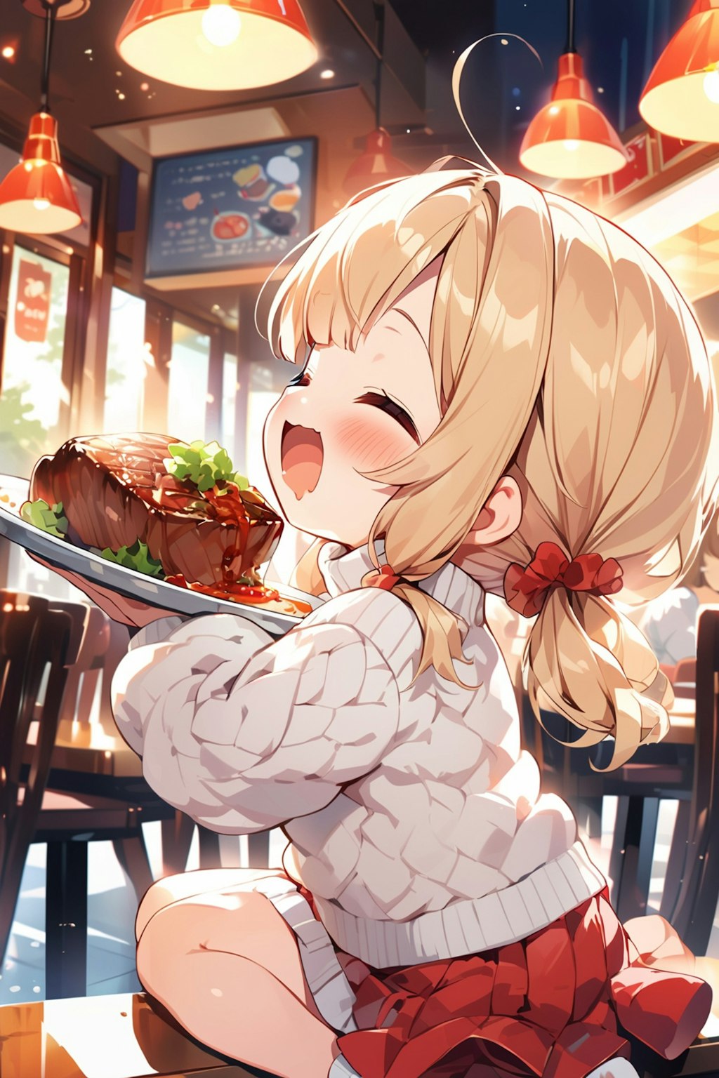 でっかいお肉～♪