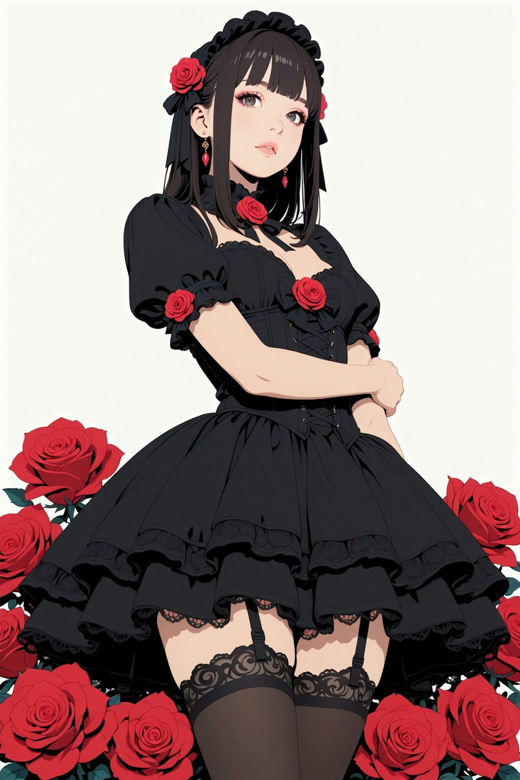 薔薇とゴシックロリータ
