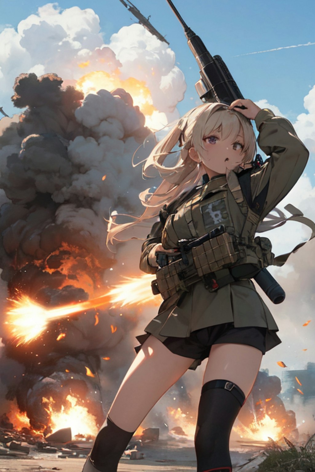 戦場の少女兵