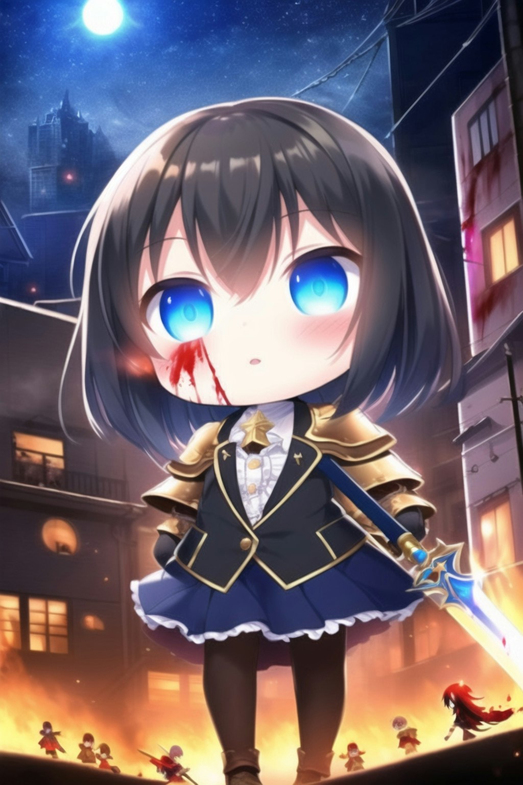 STRIKE KNIGHT GIRL 4 (chibi style)