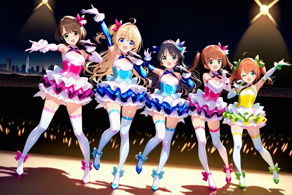 歌って踊るリトルアイドルグループコンサート