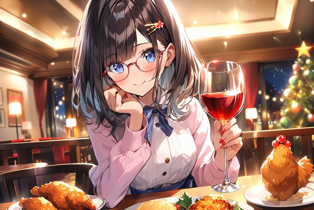 クリスマス🎄🎅🎁パーティ🍗🍷✨