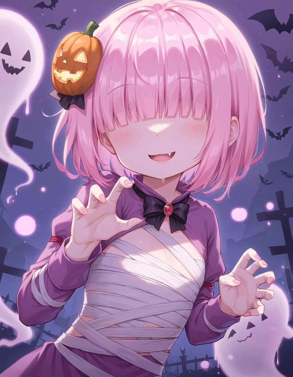 ピンクスライムのハロウィン