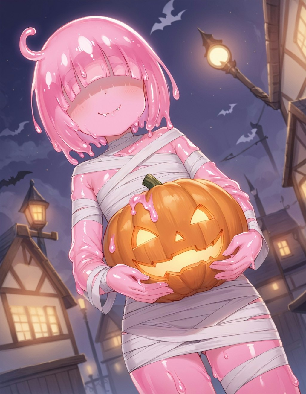 ピンクスライムのハロウィン