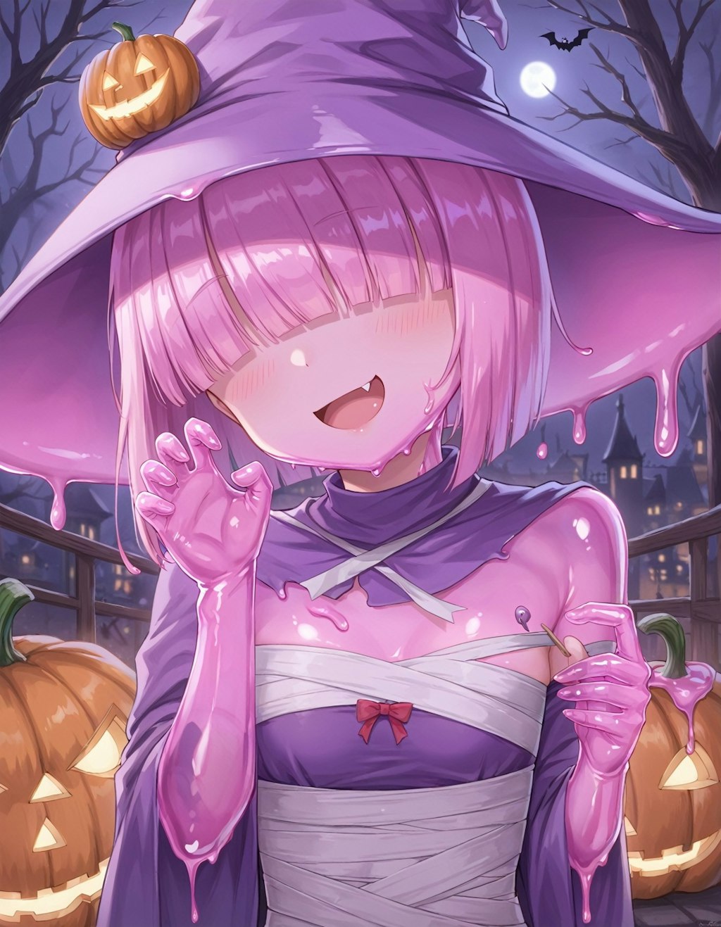 ピンクスライムのハロウィン