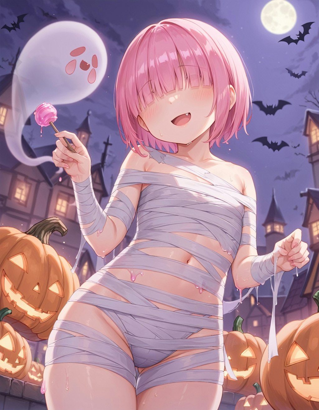 ピンクスライムのハロウィン