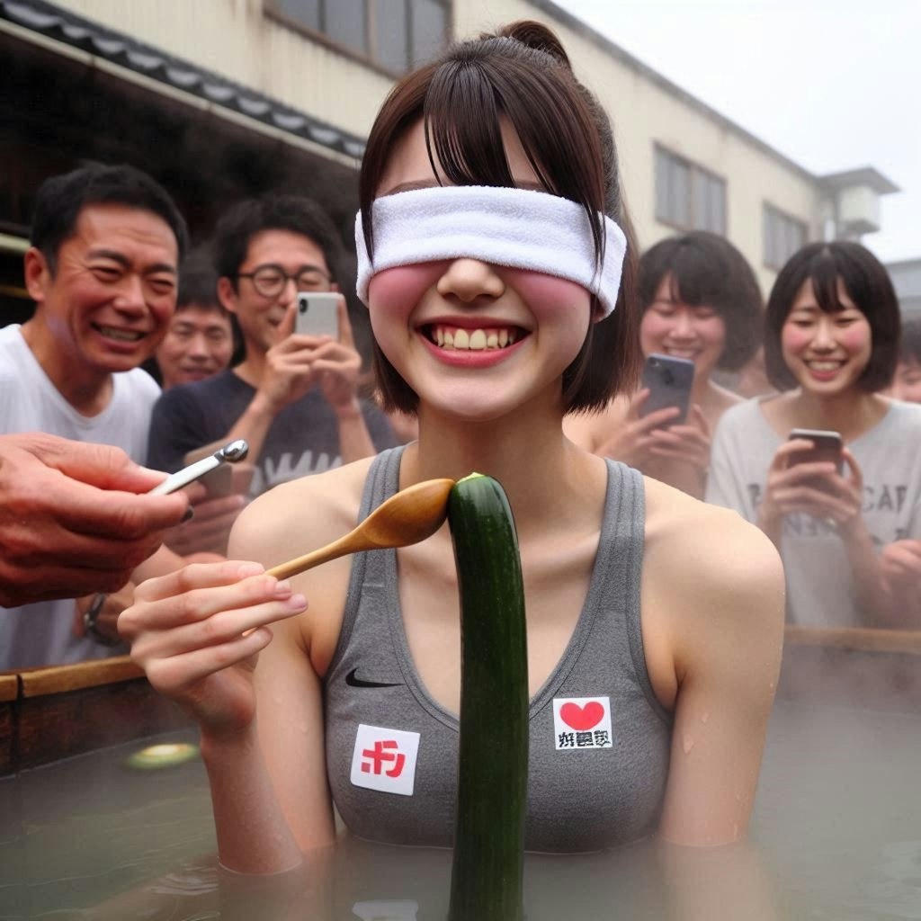 地元で採れたきゅうりを目隠しさせてアピールさせる視聴率狙い見え見えの番組（やって欲しいよね）