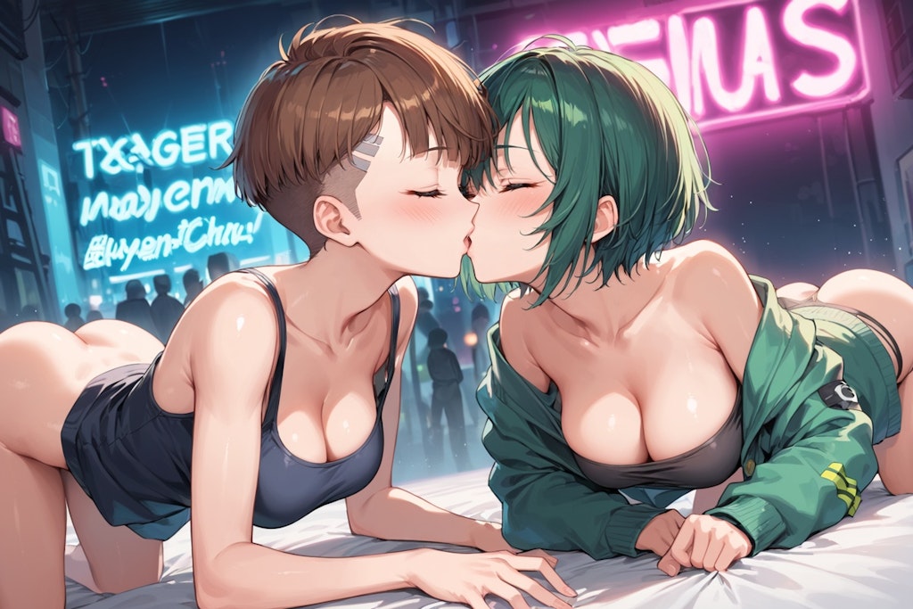 公開百合キス