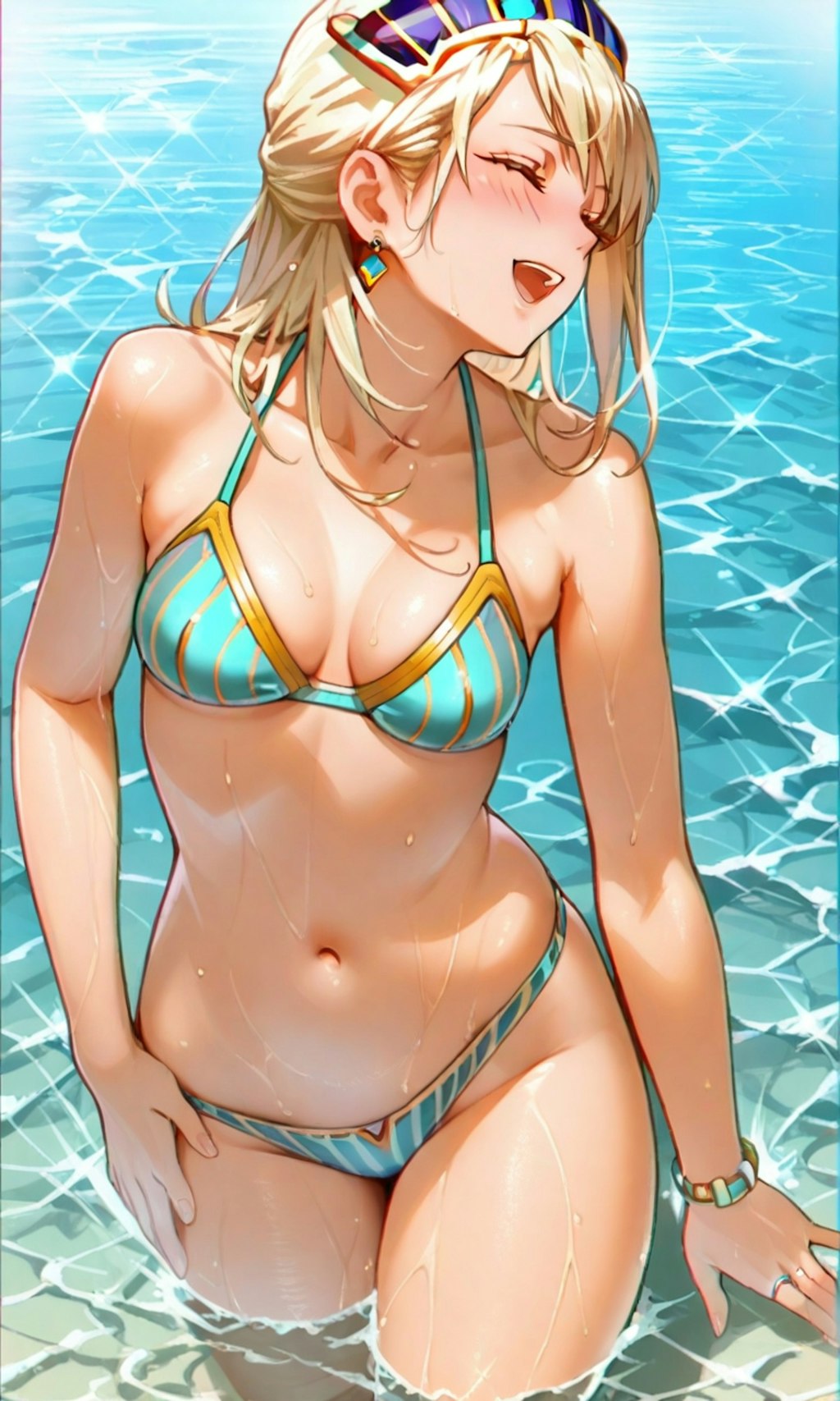 変身前のブルーローズさん
